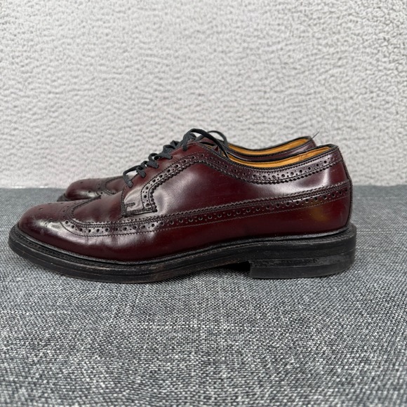 Hanover LB Sheppard Longwing Oxford 8.5 E/C Burgundy USA